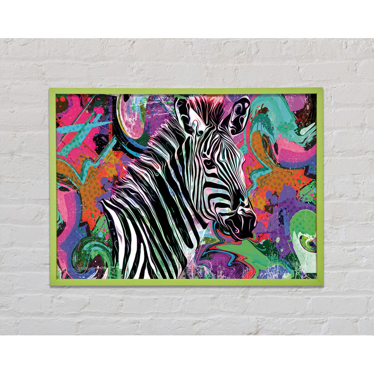 Latitude Vive The Urban Zebra - Single Picture Frame Art Prints ...